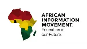 African Information Movement. Education is our Future. Logo