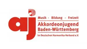 AJ - Musik - Bildung - Freizeit - Akkordeonjugend Baden-Württemberg im Deutschen Harmonika-Verband e.V. Logo